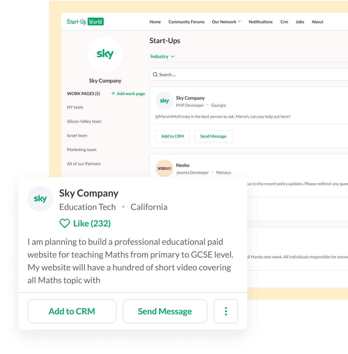 Exclusive extensive list of early stage Start-Ups